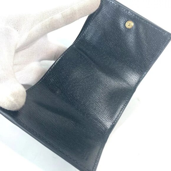 GUCCI logo Script Wallet Compact Wallet Mini Wallet Trifold wallet Unused - Picture 12 of 14